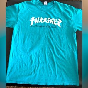 Thrasher t-shirt.